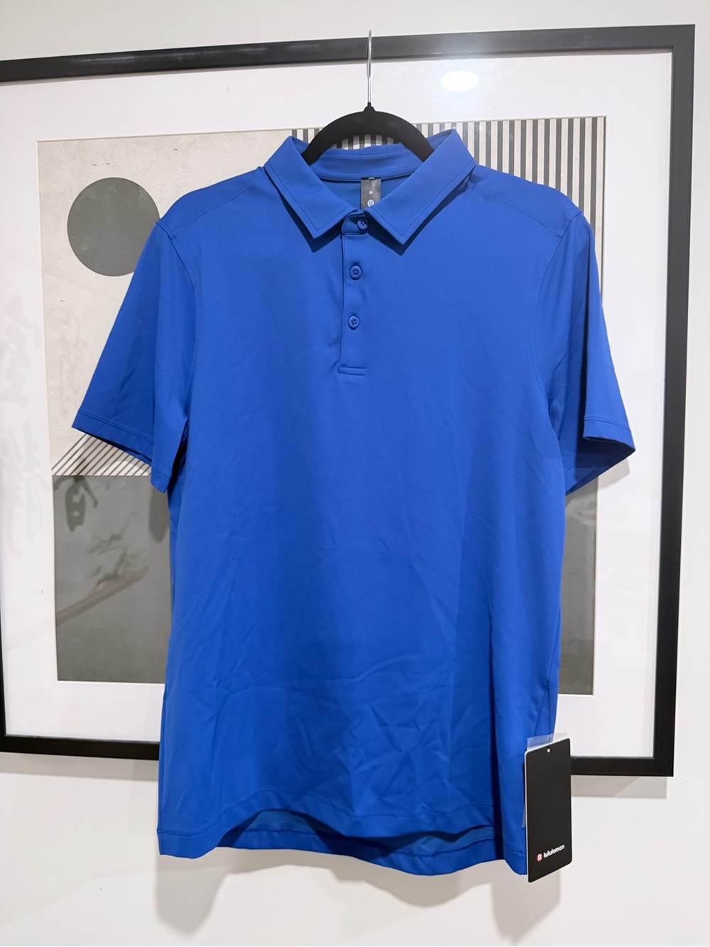 New Lululemon Men’s ShowZero Polo Shirt color SRNT